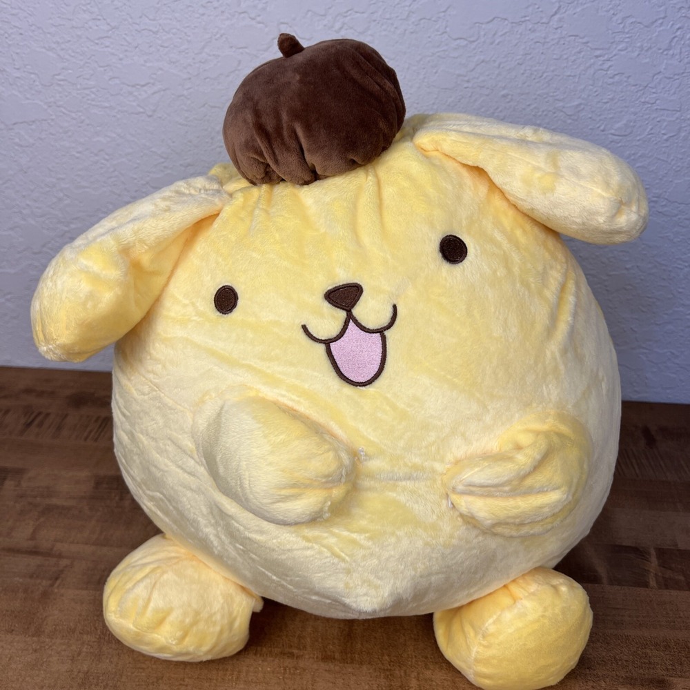 Sanrio Chubby Pom Pom Purin Plush Toy Stuffed Anime Soft Hug 2022 - Picture 8 of 16